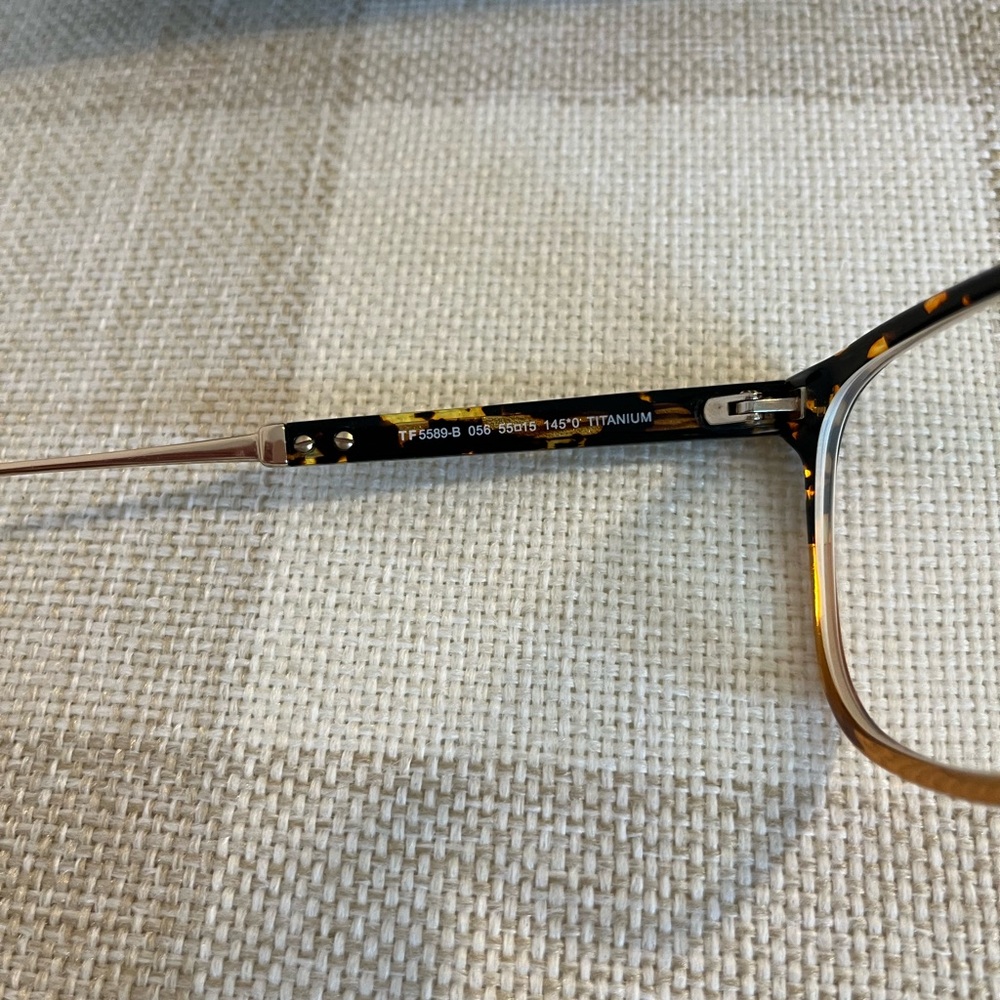 Tom Ford Brown Tortoise Eyeglasses - Picture 4 of 6